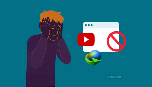 Frustrated person facing YouTube download restriction issue