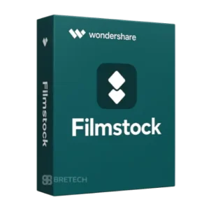 Filmstock software box by Wondershare