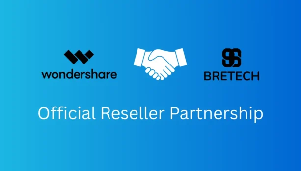 Wondershare and Bretech reseller partnership announcement