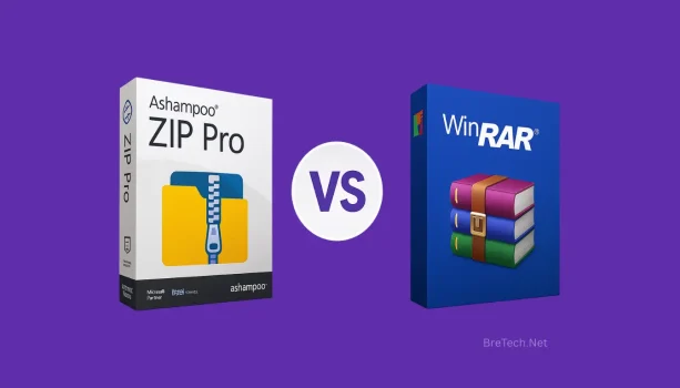Comparison of Ashampoo ZIP Pro versus WinRAR