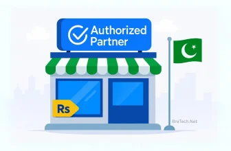 Authorized partner store in Pakistan with rupee sign