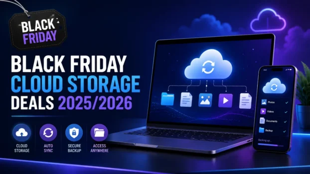 Black Friday cloud storage deals 2025 laptop smartphone