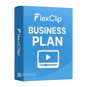 FlexClip Business Plan software box