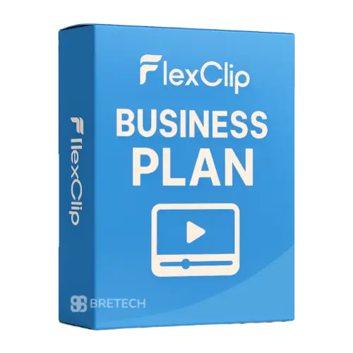 FlexClip Business Plan software box