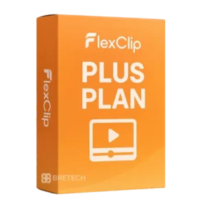 FlexClip Plus Plan software package box