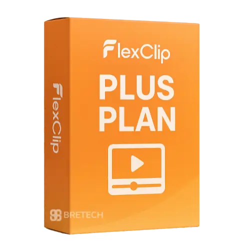 FlexClip Plus Plan software package box