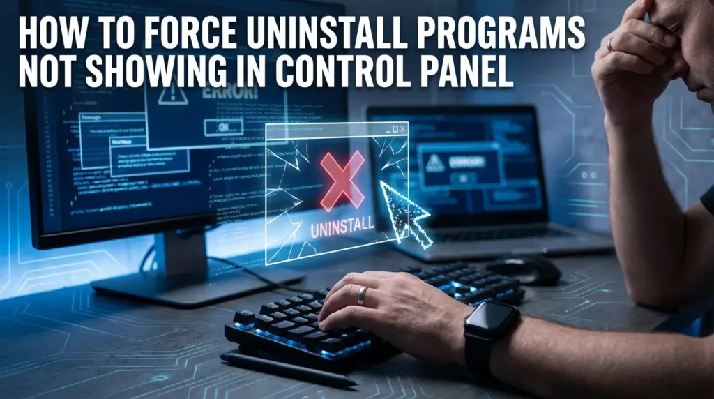 Guidance for uninstalling hidden programs on computers