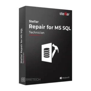 Stellar Repair for MS SQL software box