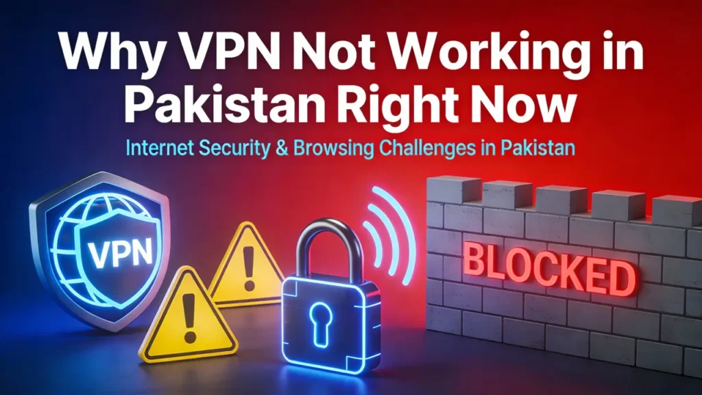 VPN issues and internet security in Pakistan