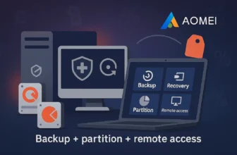 AOMEI backup partition and remote access software