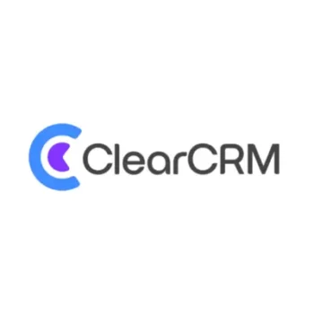 ClearCRM company logo design