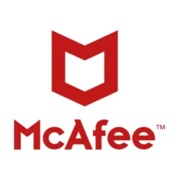 McAfee logo cybersecurity software emblem