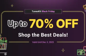 TunesKit Black Friday sale up to 70% off