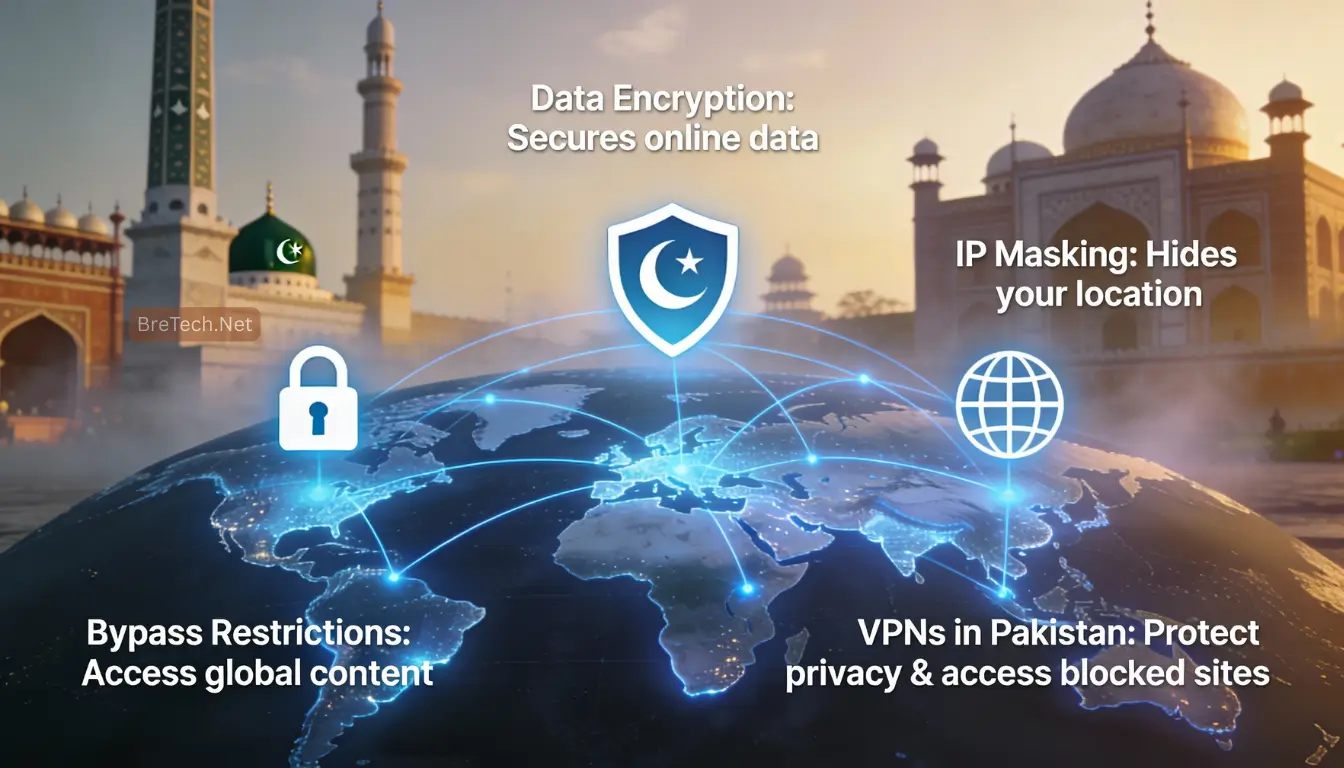 Global VPN services for data security and access.