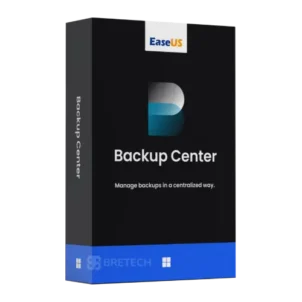 EaseUS Backup Center software box design