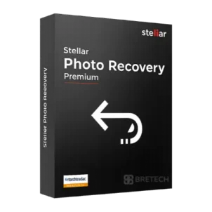 Stellar Photo Recovery Premium software box design.