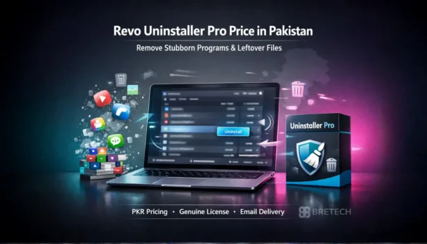 Revo Uninstaller Pro software promotional image
