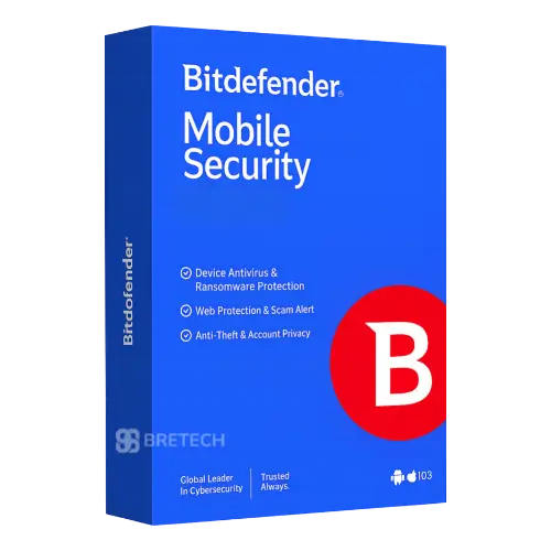 Bitdefender Mobile Security software box