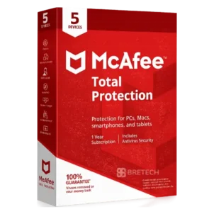 McAfee Total Protection software packaging