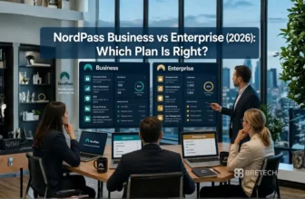 Team reviewing NordPass Business vs Enterprise plans