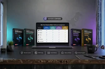 MiniTool ShadowMaker editions comparison on laptop screen
