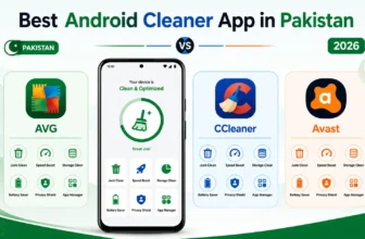 Comparison of Android cleaner apps in Pakistan 2026