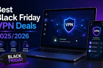Black Friday VPN deals 2025 on laptop and phone