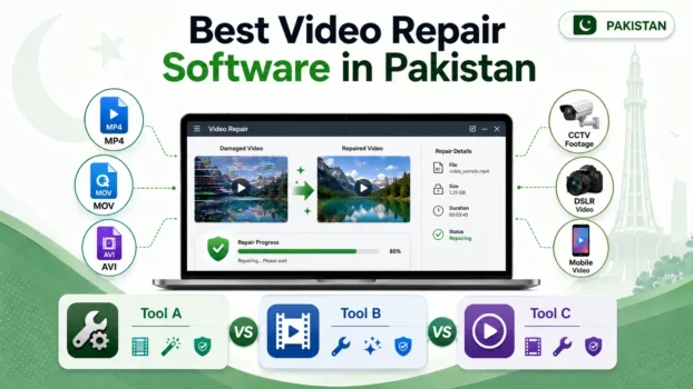 Best video repair software in Pakistan graphic