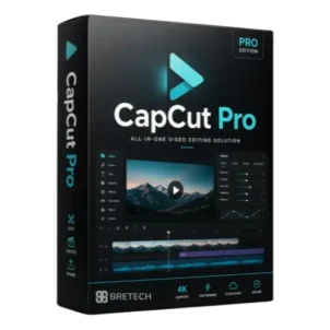 CapCut Pro video editing software box