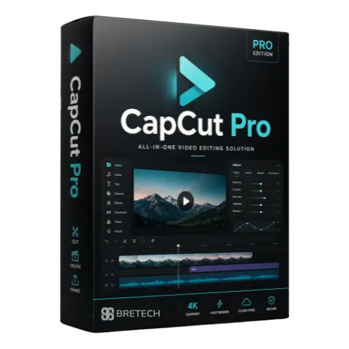 CapCut Pro video editing software box