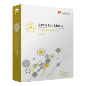 APFS for Linux software box packaging