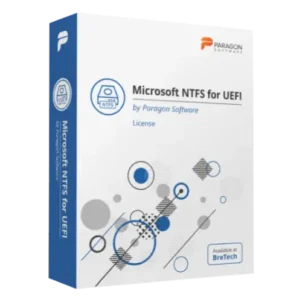 Microsoft NTFS for UEFI software box packaging
