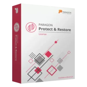 Paragon Protect & Restore software license box