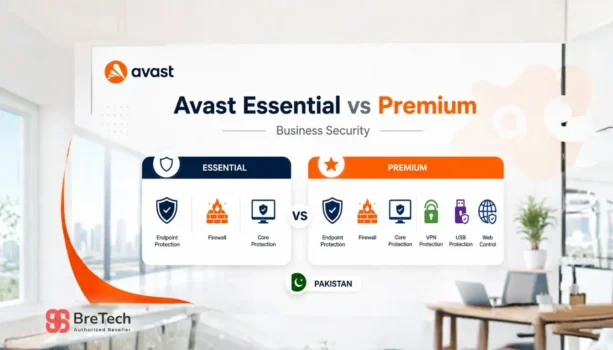Avast Essential vs Premium business security comparison