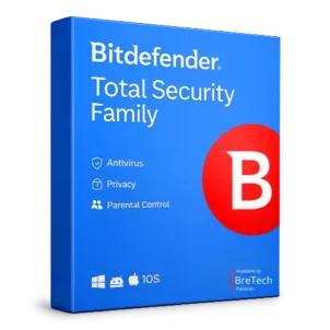 Bitdefender Total Security Family software box