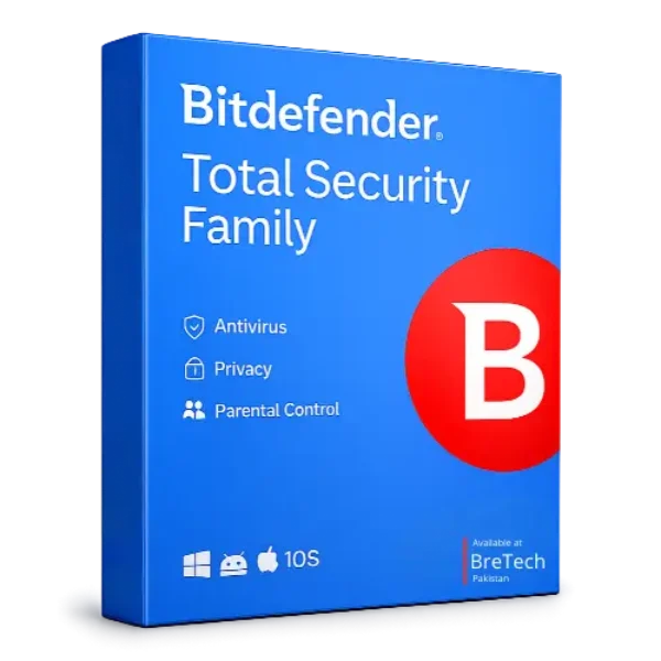 Bitdefender Total Security Family software box