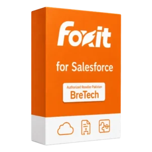 Foxit for Salesforce product box packaging