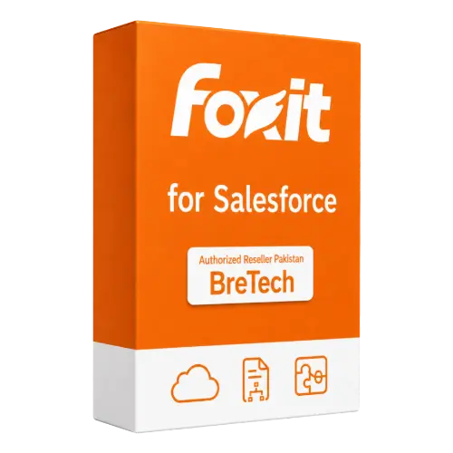 Foxit for Salesforce product box packaging