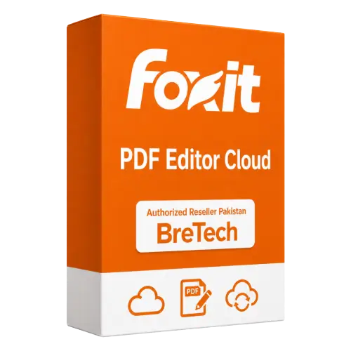 Foxit PDF Editor Cloud software box packaging