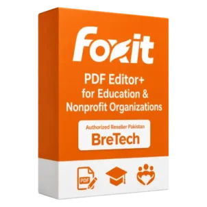 Foxit PDF Editor box for education nonprofits