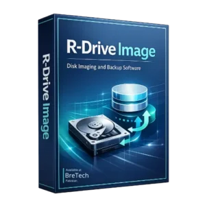 R-Drive Image disk imaging software box