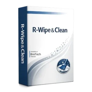 R-Wipe&Clean software box with blue design