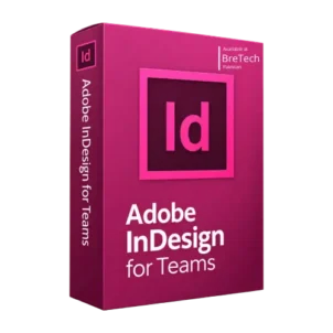 Adobe InDesign for Teams software box
