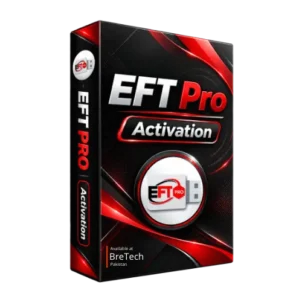 EFT Pro Activation software box with USB drive graphic
