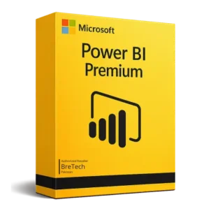 Microsoft Power BI Premium product box