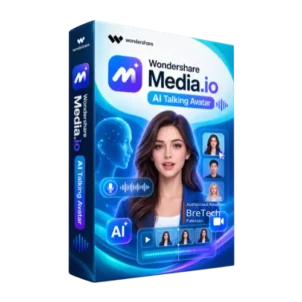 Wondershare Media.io AI Talking Avatar software box